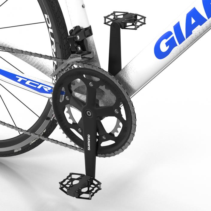 Road Bike Giant Rigged 3D