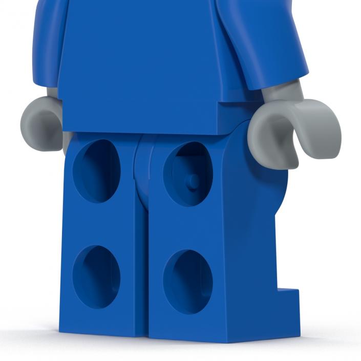 3D model Lego Man Worker