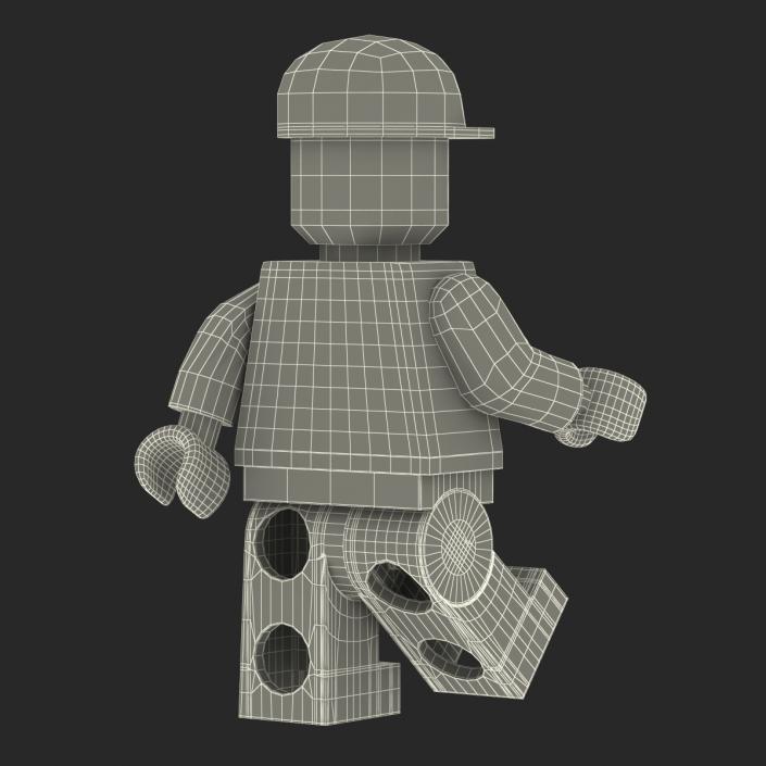 3D model Lego Man Worker