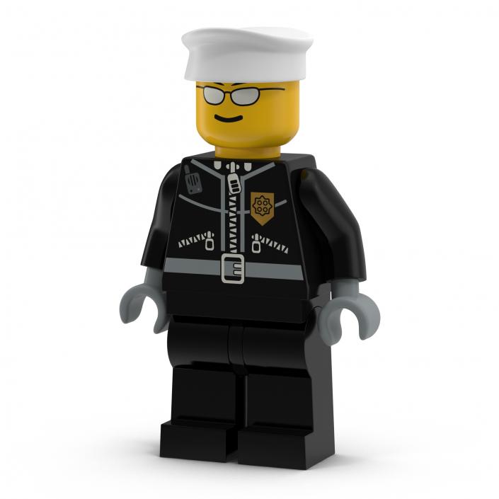 3D Lego Man Policeman model