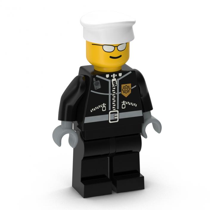 3D Lego Man Policeman model