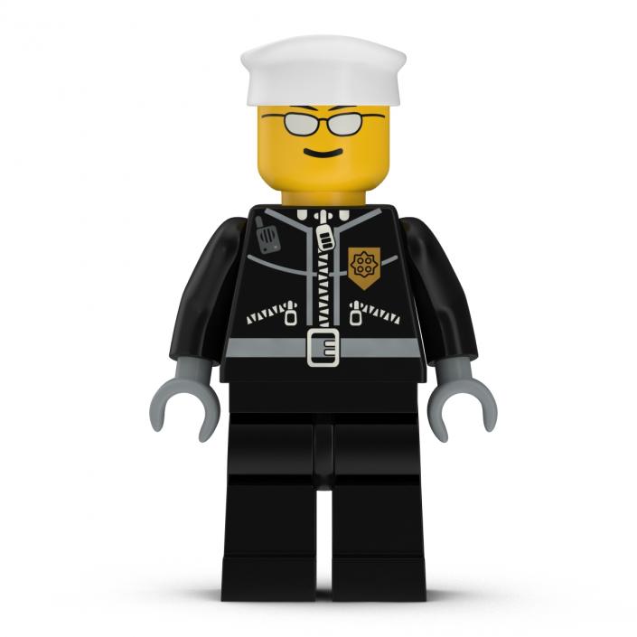 3D Lego Man Policeman model