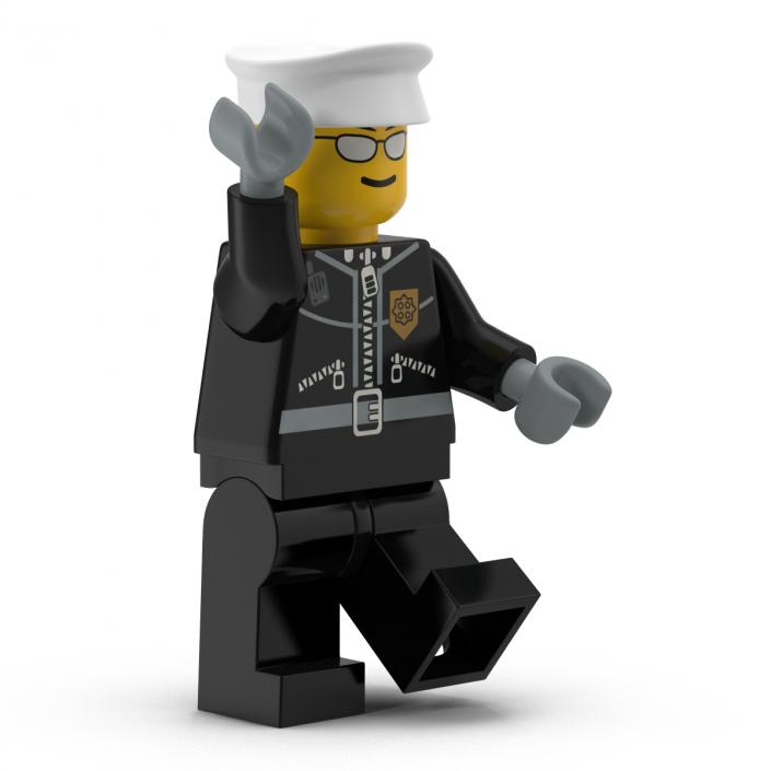 3D Lego Man Policeman model