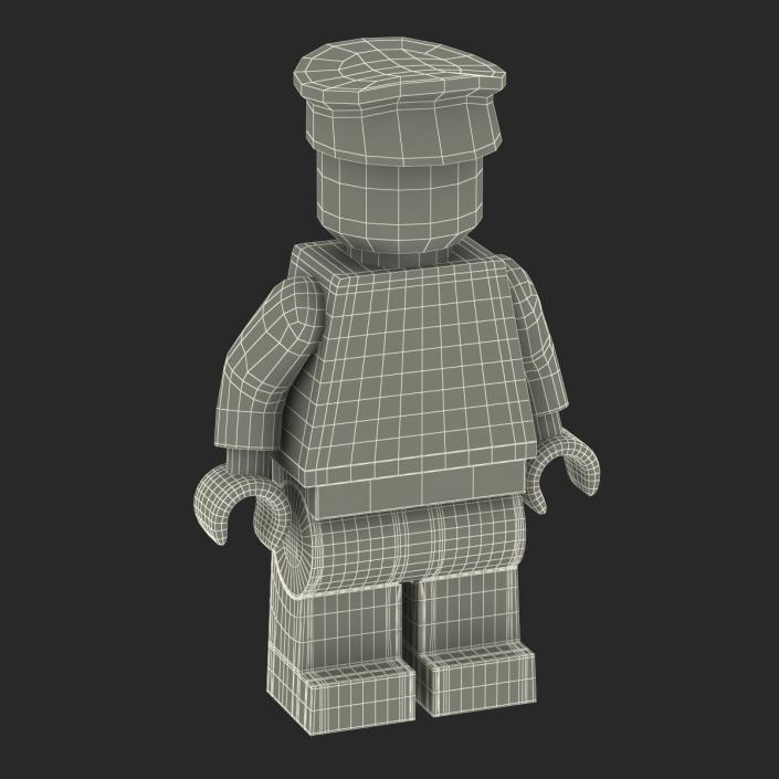 3D Lego Man Policeman model