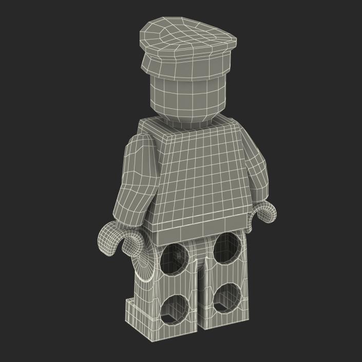 3D Lego Man Policeman model