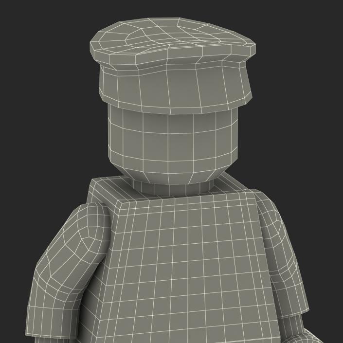 3D Lego Man Policeman model