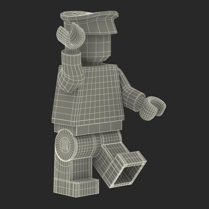 3D Lego Man Policeman model