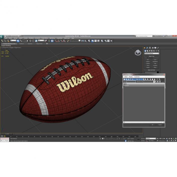 3D model Football Wilson