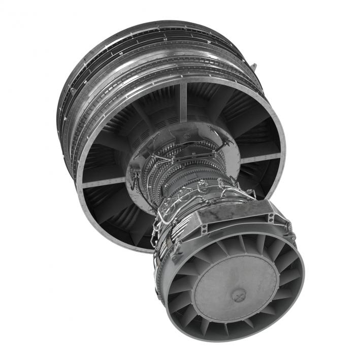 Turbofan Aircraft Engine 3D model