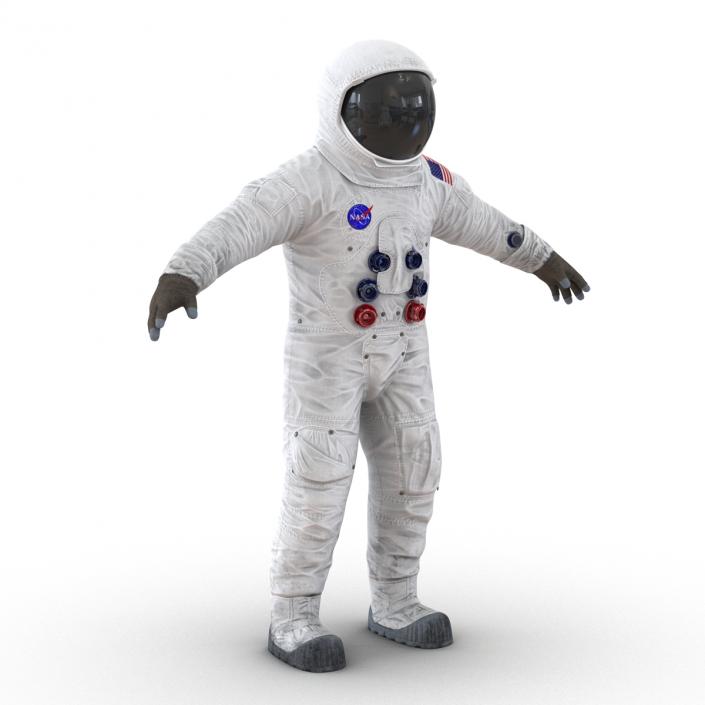 3D A7L Apollo and Skylab Spacesuit 2 model