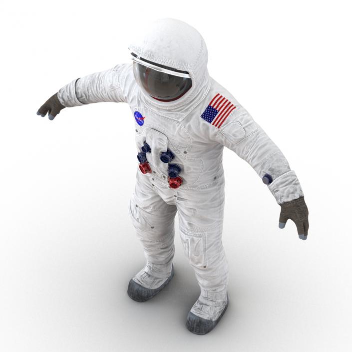 3D A7L Apollo and Skylab Spacesuit 2 model