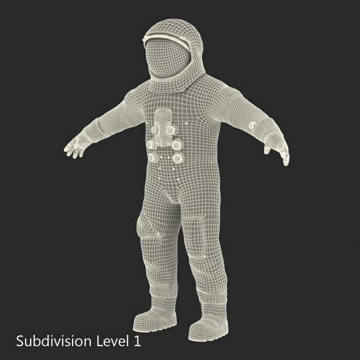 3D A7L Apollo and Skylab Spacesuit 2 model