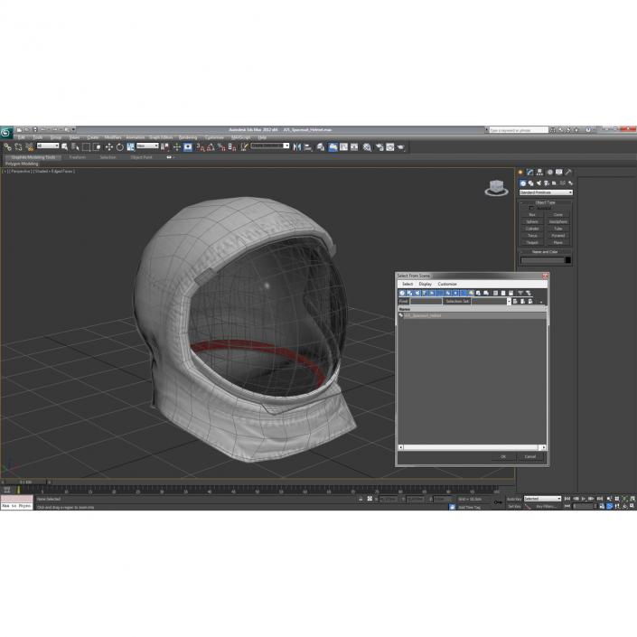 3D model A7L Spacesuit Helmet