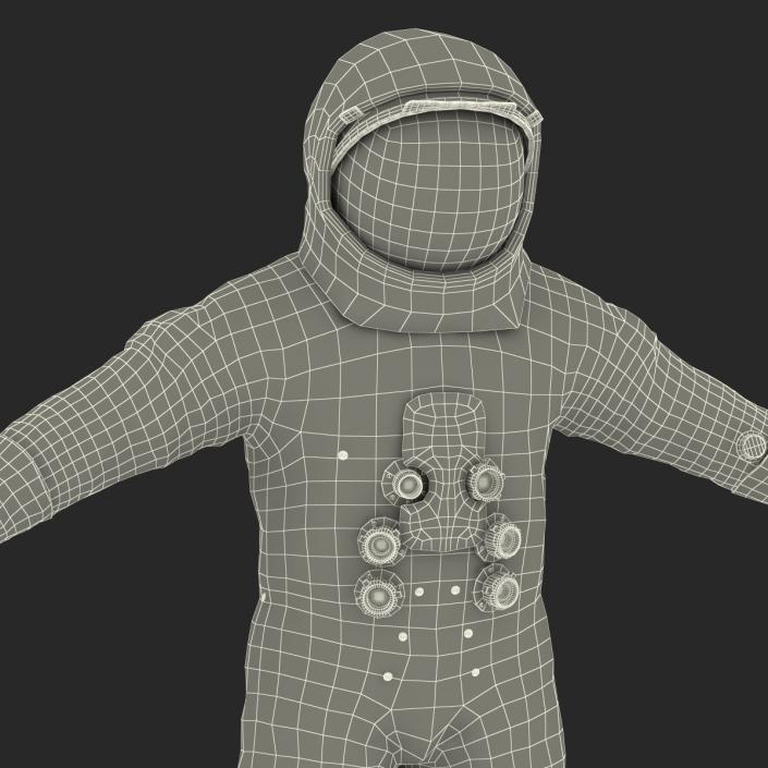 3D A7L Apollo and Skylab Spacesuit 2 model