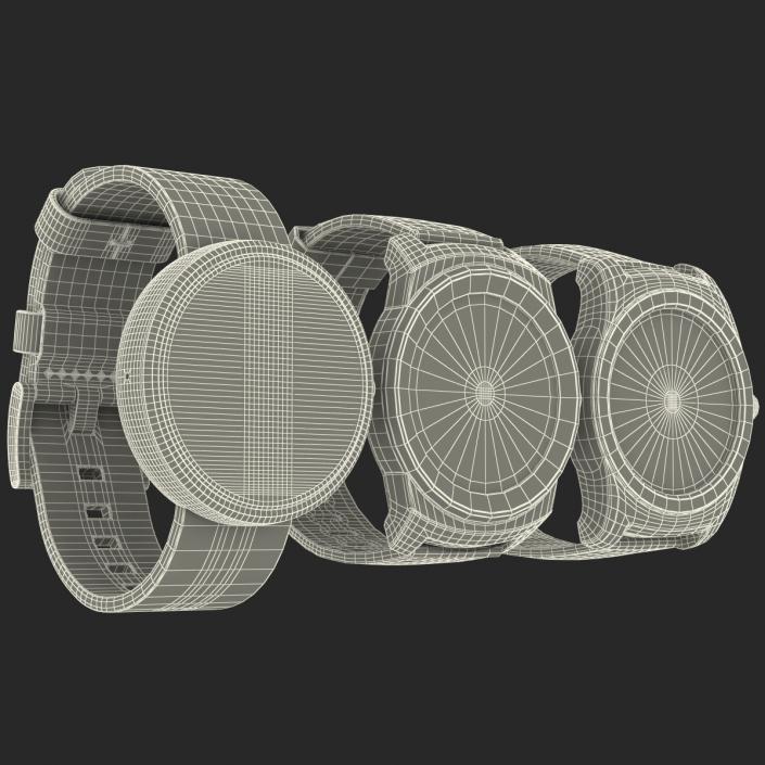 3D Smartwatches Collection model