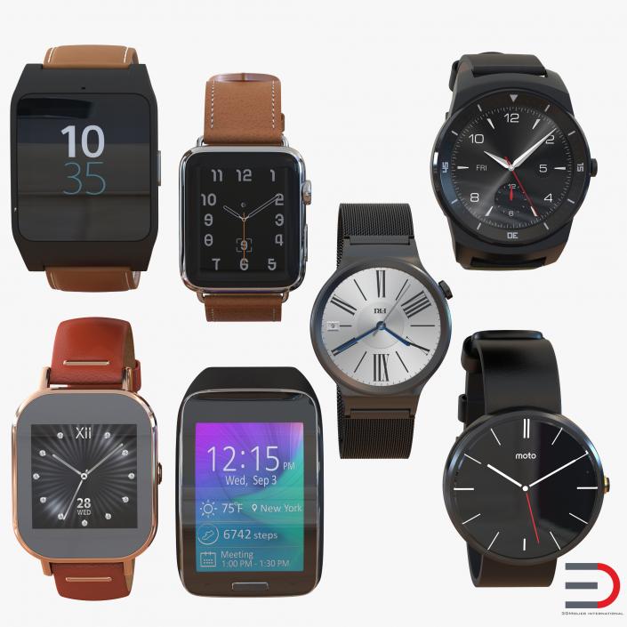 3D model Smartwatches Collection 2