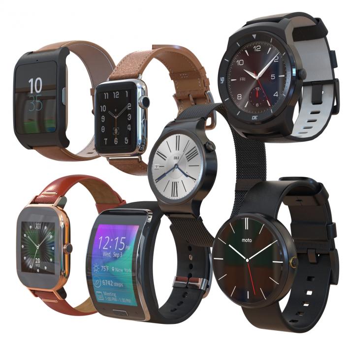 3D model Smartwatches Collection 2