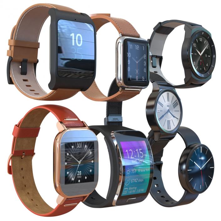 3D model Smartwatches Collection 2