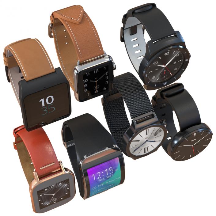 3D model Smartwatches Collection 2