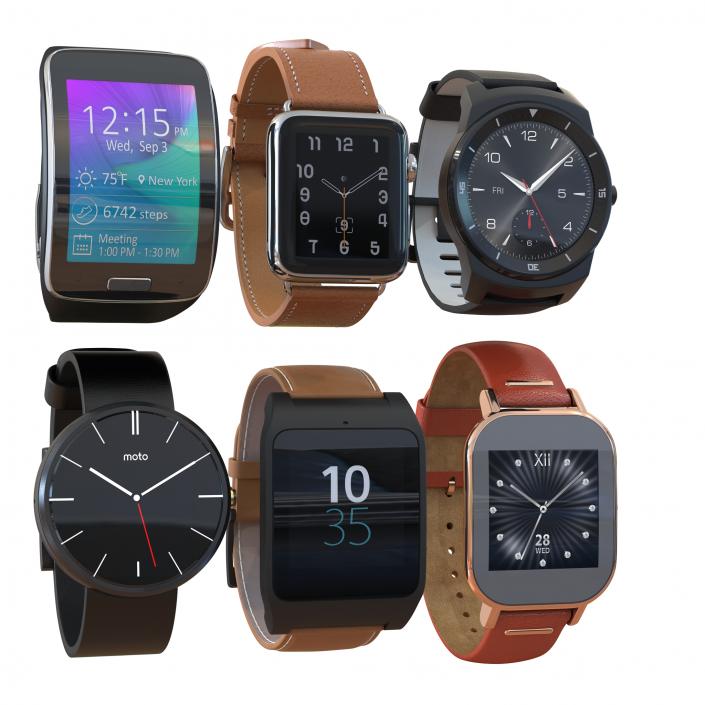 3D model Smartwatches Collection 3