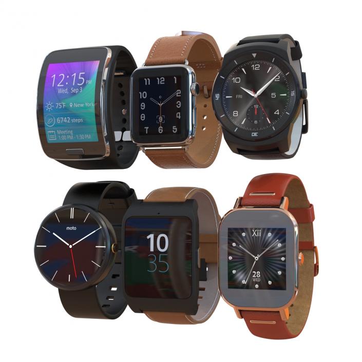 3D model Smartwatches Collection 3