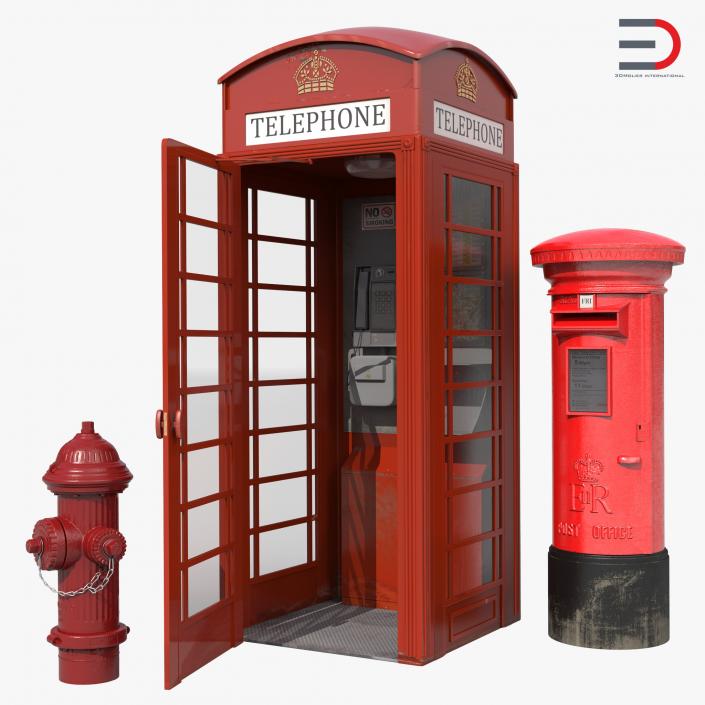 3D London Elements Collection 2 model