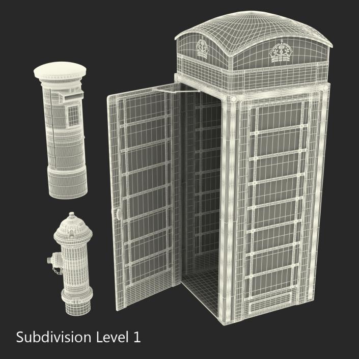 3D London Elements Collection 2 model