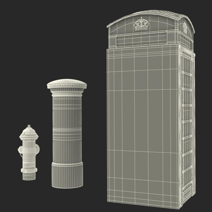 3D London Elements Collection 2 model