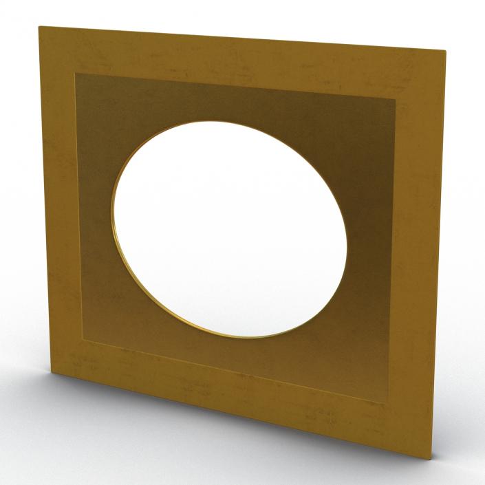 3D Baroque Picture Frame 4 model