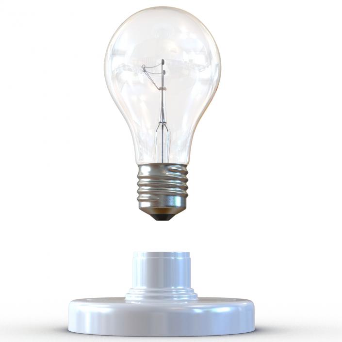 3D Electric Light Bulb Set model