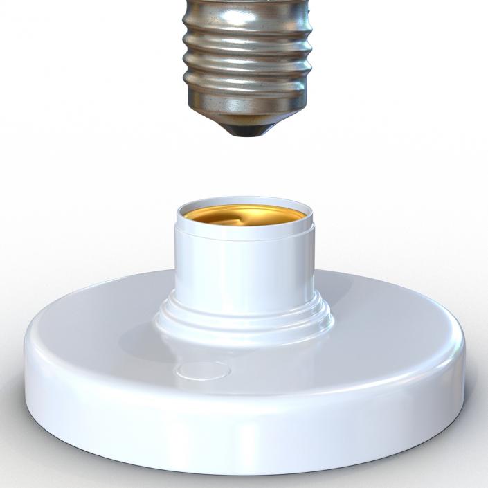 3D Electric Light Bulb Set model