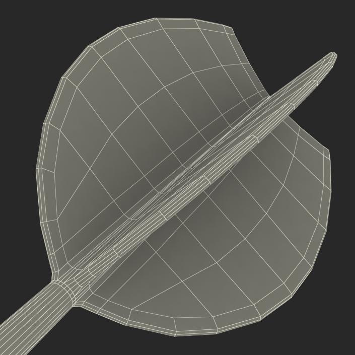 3D Dart Needle 2 Blue model