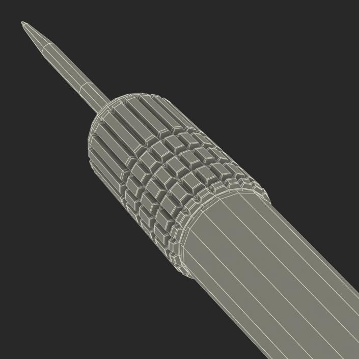 3D Dart Needle 3 Blue model