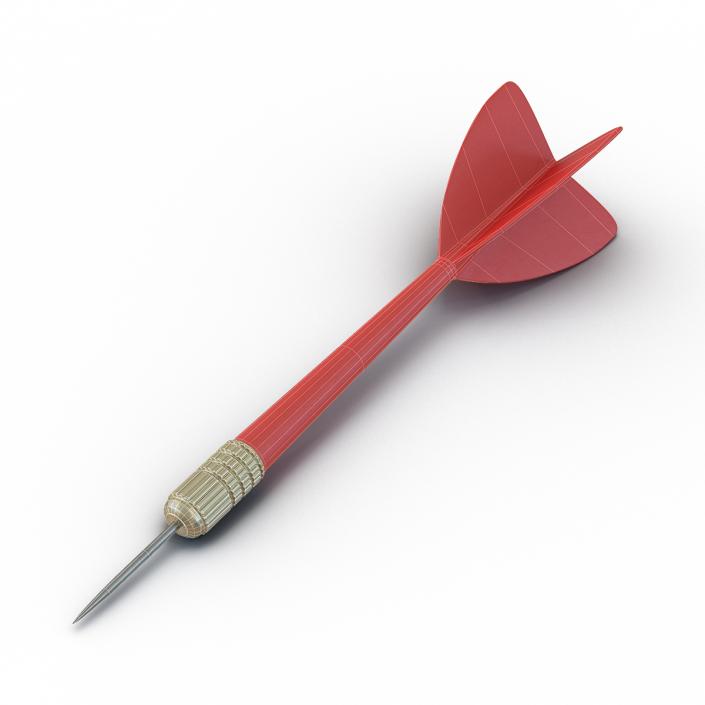 Dart Needle 3 Red 3D