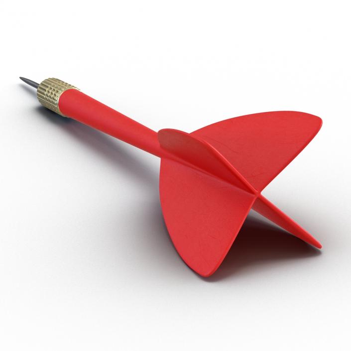 Dart Needle 3 Red 3D