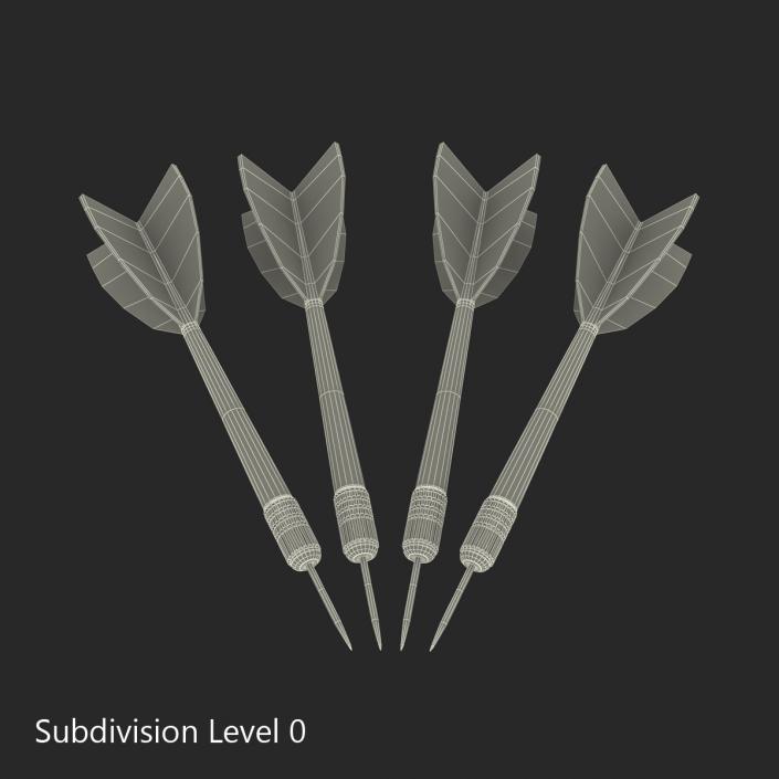 Dart Needle 3 Set 3D