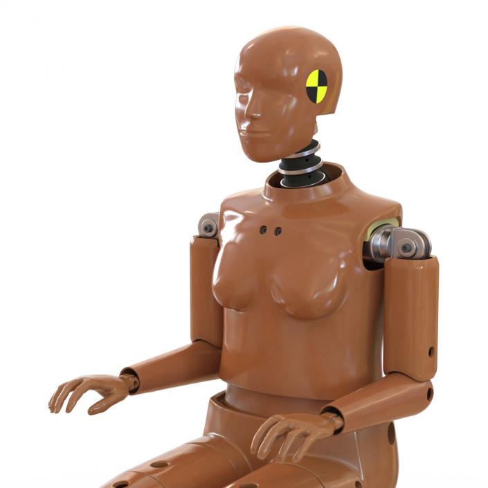 3D Female Crash Test Dummy model