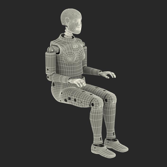 3D Female Crash Test Dummy model