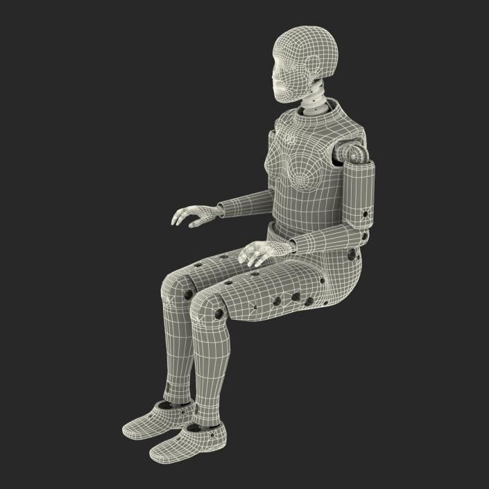 3D Female Crash Test Dummy model