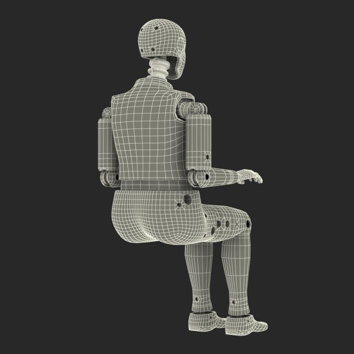 3D Female Crash Test Dummy model