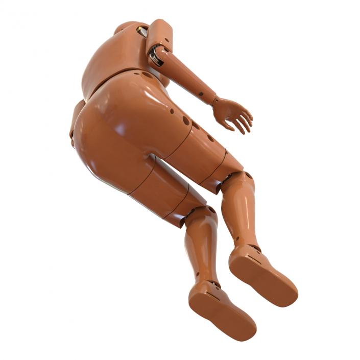 3D model Female Crash Test Dummy Rigged