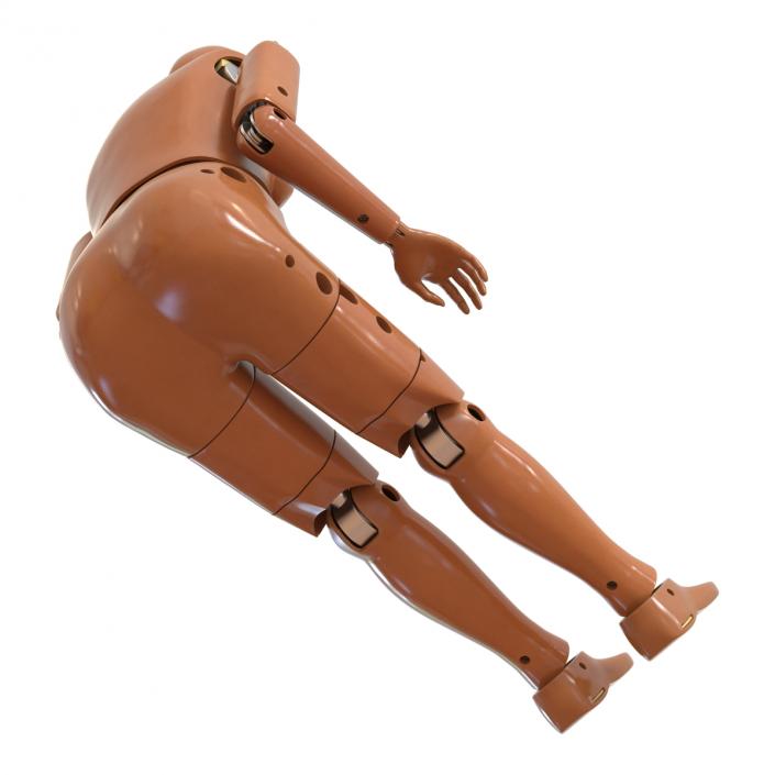 3D model Female Crash Test Dummy Rigged