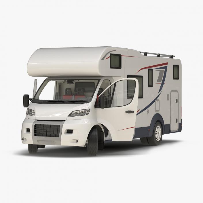 Motorhome Generic Rigged 3D model