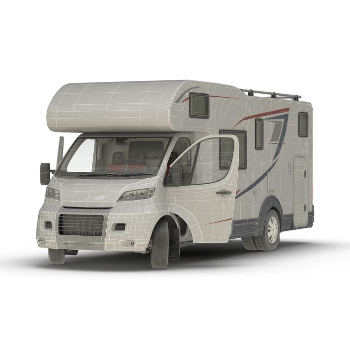 Motorhome Generic Rigged 3D model