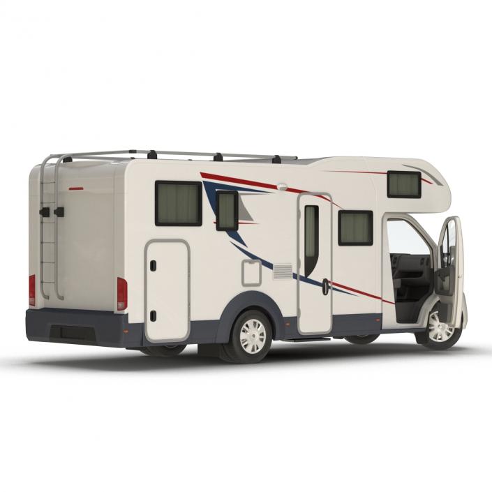 Motorhome Generic Rigged 3D model