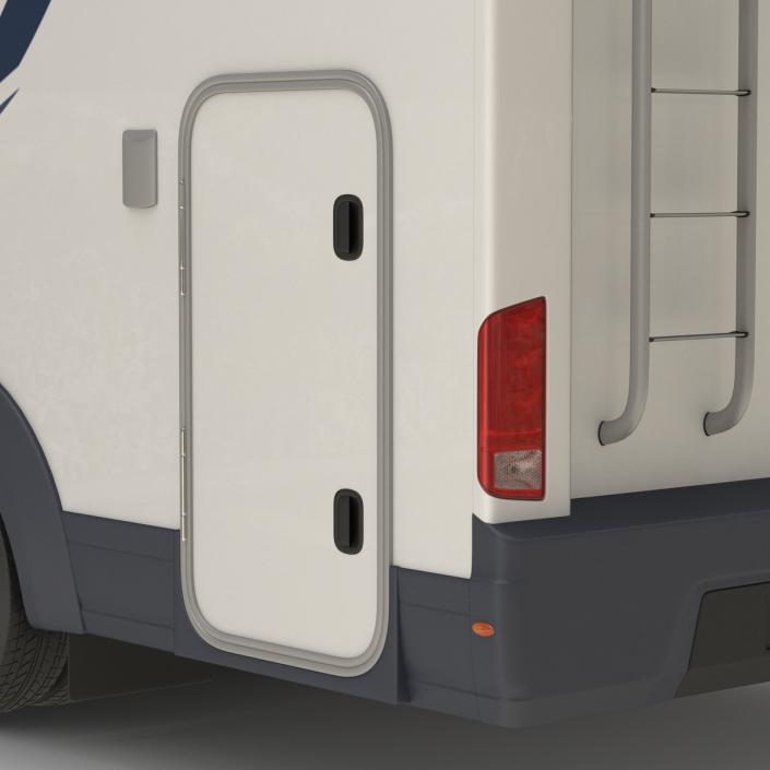 Motorhome Generic Rigged 3D model