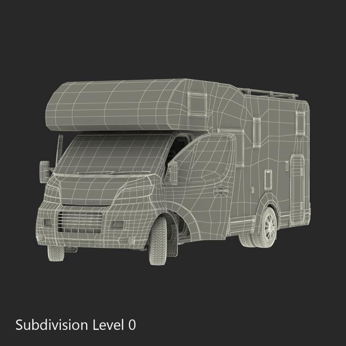 Motorhome Generic Rigged 3D model