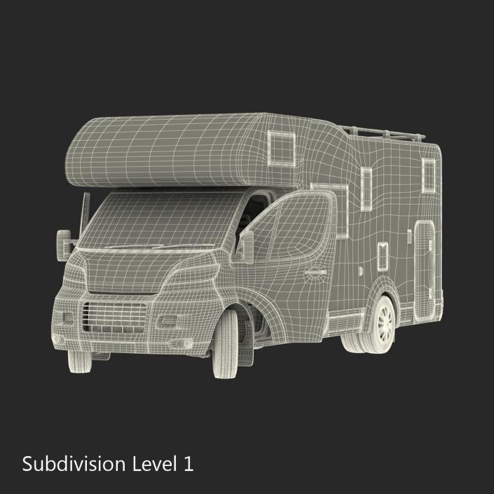 Motorhome Generic Rigged 3D model