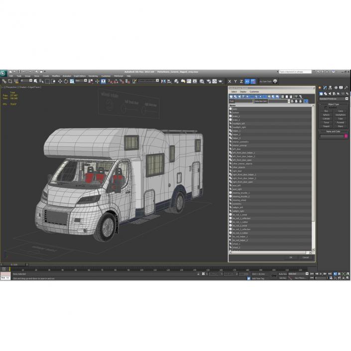 Motorhome Generic Rigged 3D model