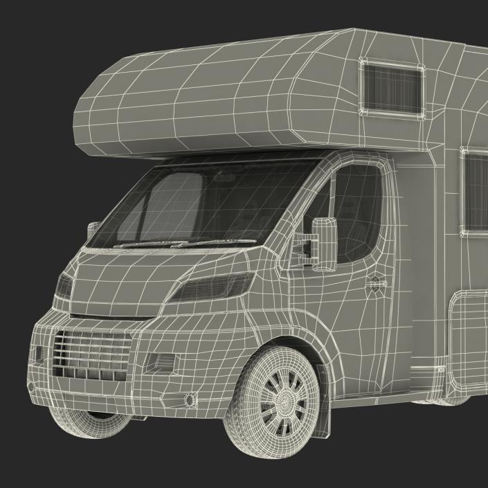 Motorhome Generic Rigged 3D model